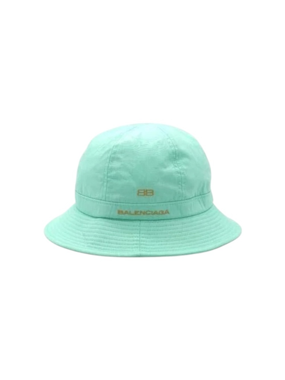 NEW!!! Balenciaga Turquoise Embroidered Logo Bucket Hat Sz M